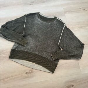Lululemon acid wash Olive Green Women's Sweater
